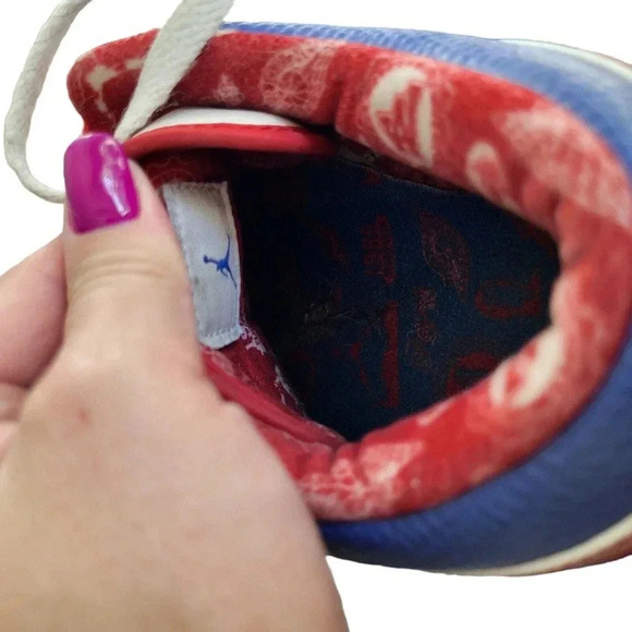 Air Jordan 1 Retro Low “East Side” White Red Royal Chicago 309192-161 Si… - Picture 16 of 16